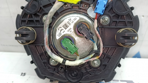 Airbag in the driver's steering wheel BMW 5 G30 17-23 black, leather, scratches on the emblem, dry cleanable