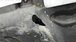 Rear left underbody protection Mercedes W167 GLE 20-26, cracks, missing fragment