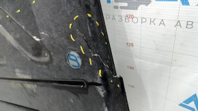 Rear left underbody protection Mercedes W167 GLE 20-26, cracks, missing fragment
