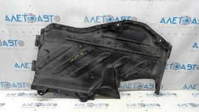 Rear left underbody protection Mercedes W167 GLE 20-26, cracks, missing fragment