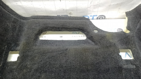 Rear floor covering BMW 5 G30 17-20 black, dry cleanable