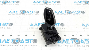 Shifter with gear knob BMW X3 G01 18-22 leather black, scratches, worn