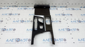Set of center console trim panels for BMW 5 G30 17-23 Fineline Ridge wood grain, scratches