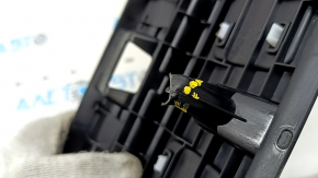 BMW X3 G01 18-24 trunk opening trim, black, chrome inserts, with plugs, scratches, dented guide, butt