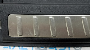 BMW X3 G01 18-24 trunk opening trim, black, chrome inserts, with plugs, scratches, dented guide, butt