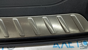 BMW X3 G01 18-24 trunk opening trim, black, chrome inserts, with plugs, scratches, dented guide, butt