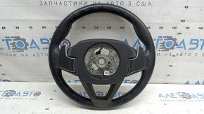 Bare steering wheel BMW 5 G30 17-23 black leather, Sport with paddle shifters, with paddle shifters and trim, scratches