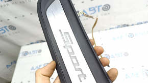 Outer rear left door sill trim BMW 5 G30 17-20 Sport Line, with illumination, scratches