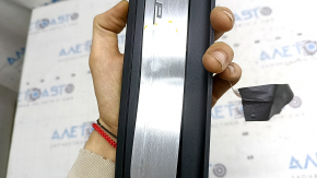 Outer door sill trim, front right, BMW 5 G30 17-20 Sport Line, with backlight, trim came off, dent, bump