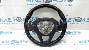Bare steering wheel BMW X3 G01 18-24 leather, black, without heating, with paddles, worn, needs cleaning