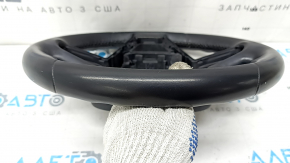 Bare steering wheel BMW X3 G01 18-24 leather, black, without heating, with paddles, worn, needs cleaning