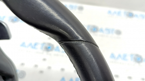 Bare steering wheel BMW X3 G01 18-24 leather, black, without heating, with paddles, worn, needs cleaning