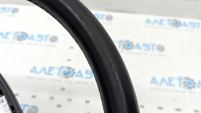 Bare steering wheel BMW X3 G01 18-24 leather, black, without heating, with paddles, worn, needs cleaning