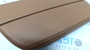 Armrest BMW 5 G30 17-23 brown leather, ready to clean