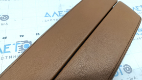 Armrest BMW 5 G30 17-23 brown leather, ready to clean