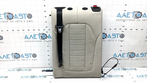 Rear seat backrest 2nd row left BMW X3 G01 18-21 beige leather OYSTER, with belt, scratches on plastic, dents, dry cleaning required