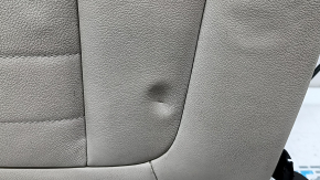 Rear seat backrest 2nd row left BMW X3 G01 18-21 beige leather OYSTER, with belt, scratches on plastic, dents, dry cleaning required