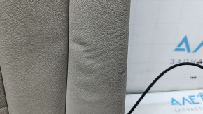 Rear seat backrest 2nd row left BMW X3 G01 18-21 beige leather OYSTER, with belt, scratches on plastic, dents, dry cleaning required