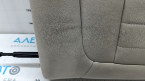 Rear seat backrest 2nd row left BMW X3 G01 18-21 beige leather OYSTER, with belt, scratches on plastic, dents, dry cleaning required