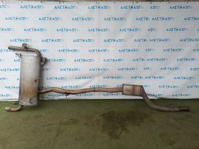 Exhaust pipe with barrel BMW X3 G01 18-22 2.0T with throttle and catalytic converter