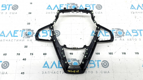 Steering wheel cover BMW X3 G01 18-24 without heating, with chrome, chrome fit