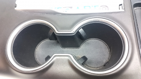 Center console trim with cup holders Toyota Camry v70 21-24 black, scratches on the cup holder