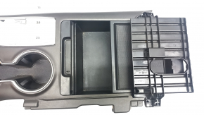 Center console trim with cup holders Toyota Camry v70 21-24 black, scratches on the cup holder