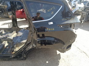 Quarter wing rear left Ford Escape MK3 13-19 black on the body, pokes