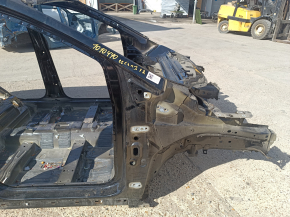 Front right quarter panel for Ford Escape MK3 15-19 rest, on the body, black