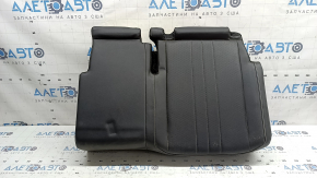 Rear seat cushion, 2nd row, left, VW Tiguan 22-24, black leather, white stitching, perforation, dry-cleanable