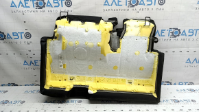Rear seat cushion, 2nd row, left, VW Tiguan 22-24, black leather, white stitching, perforation, dry-cleanable