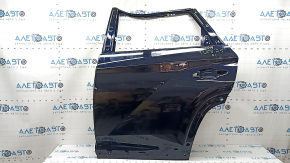 Bare rear left door Hyundai Tucson 22-26 Korea, blue PS8, dented frame