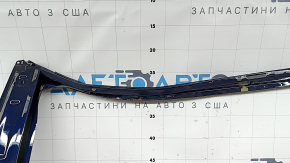 Bare rear left door Hyundai Tucson 22-26 Korea, blue PS8, dented frame