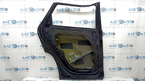 Bare rear left door Hyundai Tucson 22-26 Korea, blue PS8, dented frame