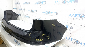 Rear bumper bare upper part VW Tiguan 18-24 black, cracked mount, scratches