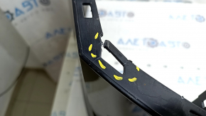 Rear bumper bare upper part VW Tiguan 18-24 black, cracked mount, scratches