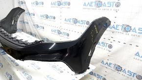 Front bumper bare VW Tiguan 22-24 black, scratches, cracked mount