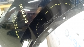 Front bumper bare VW Tiguan 22-24 black, scratches, cracked mount
