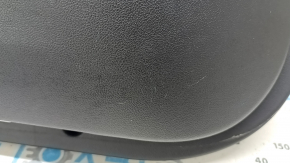 Door trim, rear left card, BMW X3 G01 18-24, black, insert and armrest, beige leather OYSTER, molding under the wood, dark oak Perlglanz Chrome, with a handle, without a handle cover, in need of cleaning, bump, scratches