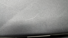 Door trim, front right card, BMW X3 G01 18-21, black, insert and armrest, beige leather OYSTER, molding under the wood, dark oak Perlglanz Chrome, with a handle, without an armrest handle, scratches, corrosion of the mesh