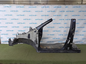 Front left quarter panel Infiniti JX35 QX60 13-14 black, sawn off with central pillar, ends