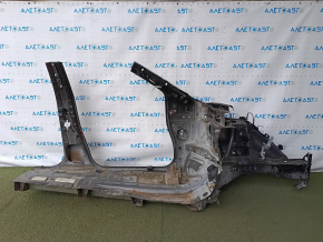 Front left quarter panel Infiniti JX35 QX60 13-14 black, sawn off with central pillar, ends