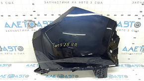 Rear bumper bare right side Hyundai Tucson 22-26 Korea, blue, scratches