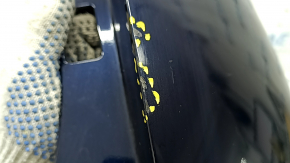 Rear bumper bare right side Hyundai Tucson 22-26 Korea, blue, scratches