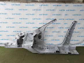 Front right quarter of Land Rover Range Rover Velar 18-20 sawed off with the central pillar, white