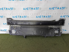 Rear panel VW Tiguan 09-18 2 parts, drilled, black