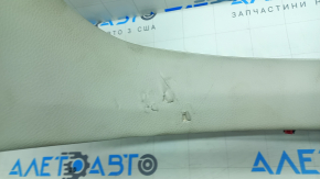 Right front panel trim Toyota Camry v70 21-24, light beige leather, tears