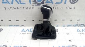 Gear knob VW Tiguan 18-24 type 2, black leather, without shifter cover, scratches