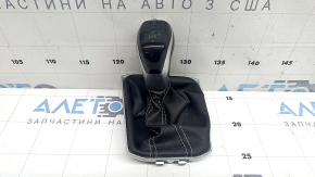 Gear knob VW Tiguan 18-24 type 2, black leather, without shifter cover, scratches