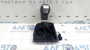 Gear knob VW Tiguan 18-24 type 2, black leather, without shifter cover, scratches